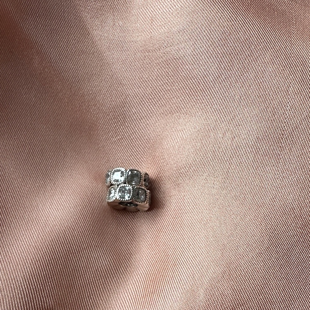 Two Beautiful Cushion Cut Pandora Spacers